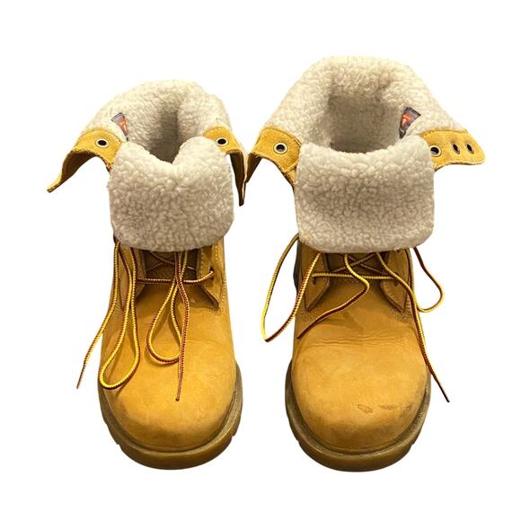Timberland Shoes - Timberland Teddy Roll Top PrimaLoft Waterproof Boots Wheat Women’s 9 Utility